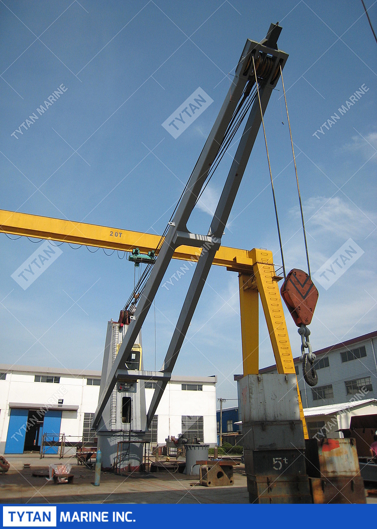 Hydraulic Steel Wire Luffing Crane Tytan Marine