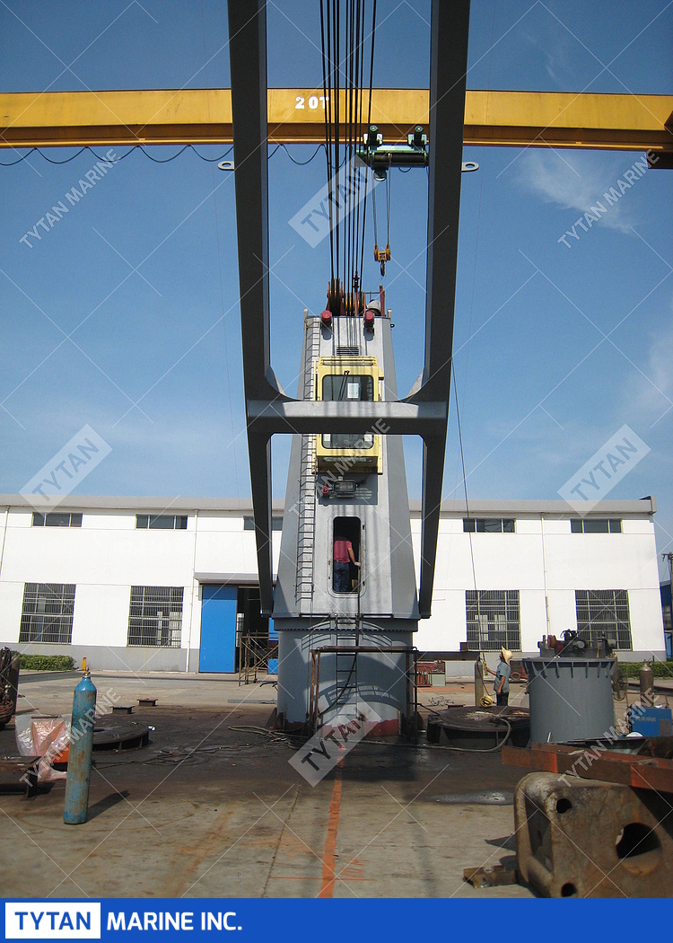 Hydraulic Steel Wire Luffing Crane Tytan Marine